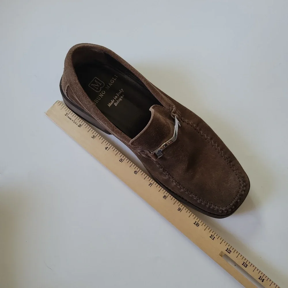 Bruno Magli features leather